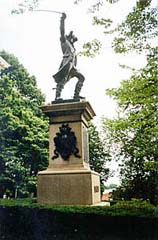 [photo, Baron DeKalb statue, by Ephraim Keyser, State House grounds, Annapolis, Maryland]