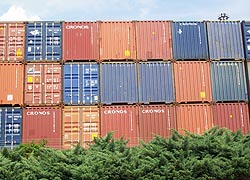 [photo, Shipping containers, Port of Baltimore, Baltimore, Maryland]