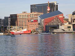 [photo, A view of Baltimore, Maryland, from the water]