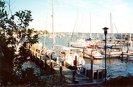 [photo, Sailboats at piers, Back Creek, Annapolis, Maryland]